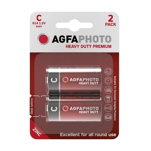 C/MN1400 2-pack AgfaPhoto batterij - Alkaline, 1,5V