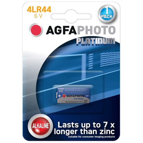 4LR44 1 pièce batterie AgfaPhoto - Alcaline, 6V