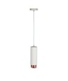 Outlet: Suspension moderne V-Tac - Blanc et or rose, Ø8 cm, GU10