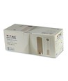 Outlet: Suspension moderne V-Tac - Blanc et or rose, Ø8 cm, GU10