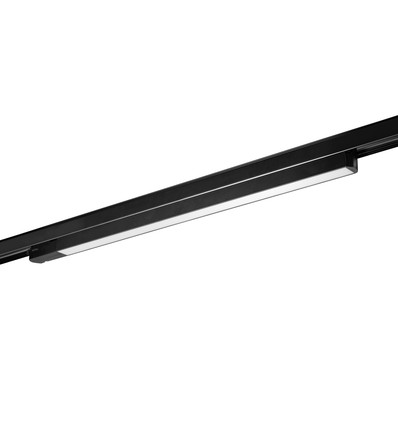 20W 3-faset RA90 LED-lysskinne - 60 cm, Sort