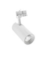 Spot sur rail triphasé 25W RA80 - Blanc, Deux angles de diffusion