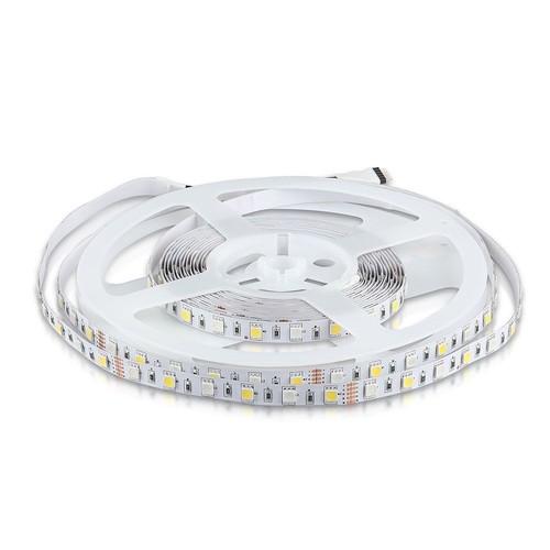 Bande LED V-Tac 10,8W/m RGB+NW - 5m, 60 LED par mètre