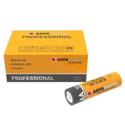 AA 10-pack AgfaPhoto Professional batterij - Alkaline, 1,5V