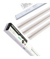 Ensemble de rails LED Troldtekt 3x60 cm - CCT, encastré, Akustilight incluant télécommande, câbles et driver
