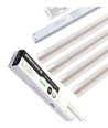 Kit rail LED Zigbee Troldtekt 4x120 cm - CCT, encastré, Akustilight