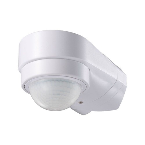 V-Tac Détecteur de mouvement pour angles - compatible LED, blanc, angle réglable, PIR infrarouge, IP65 extérieur