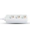Multiprise V-Tac - 3 prises standard, blanche, câble de 1,5 mètre