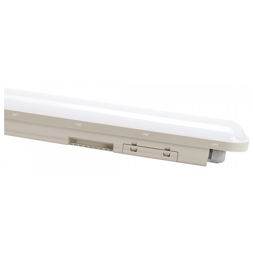 Réglette LED 60cm 25W Limea Connect, câblage traversant - 160 lm/W, IP65 étanche