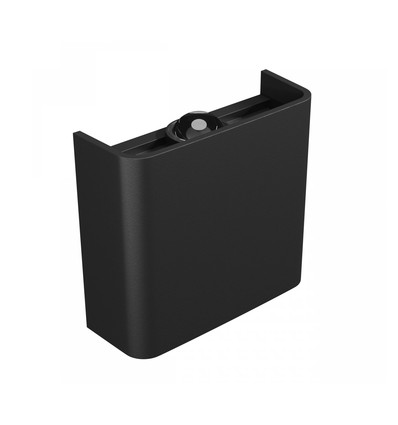 2W Luna up/down wandlamp - IP54 buiten, CCT, 3 lichtkleuren, zwart, incl. lichtbron