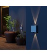 2W Luna up/down wandlamp - IP54 buiten, CCT, 3 lichtkleuren, zwart, incl. lichtbron