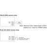 Driver Meanwell 60W / 350-1400mA dimmable LCM-60DA pour dalle LED - Dali + Push dim