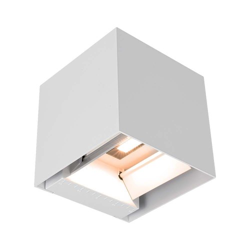 Applique murale solaire LED 3W - IP65, Blanc, détecteur