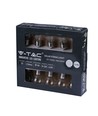 V-Tac Zonnecel lichtsnoer met 10 stuks 1W lampen - 2 meter, IP44, inclusief lichtbron