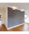 Applique LED 11W - IP65 extérieur, carrée, couleur corten, faisceau réglable, avec source lumineuse
