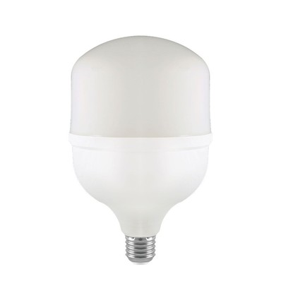 E27 40W LED pære - T120, Med E40 fatningsadapter