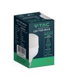 E27 40W LED pære - T120, Med E40 fatningsadapter