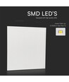 60x60 LED-panel, 25W - Höjd: 33mm, 180lm/w, vit kant