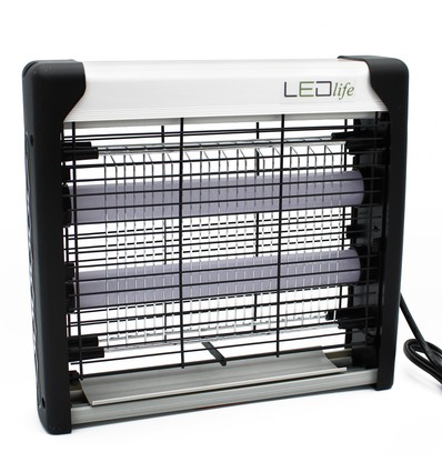 Lampe anti-insectes LEDlife, LED - 4W, intérieur/couvert, UV, couvre env. 10m2