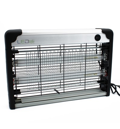 LEDlife insectenlamp - 2x10W, binnen/overdekt, UV-licht, bereik ca. 80m2