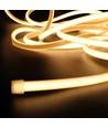 5m 11W/m Neon COB-stripe - 230V, IP67, 288 LED/m, kan klippes for hver 10cm, opptil 50m