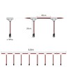 Kit ruban LED COB pour escalier 11W/marche - 24V DC, IP20, Jusqu'à 16 marches