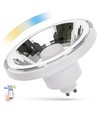 Spot LED Smart Home GU10 10W Blanc - AR111, Tuya/Smart Life, compatible avec Google Home, Alexa et smartphones