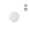 Outlet: 22W Smart Home LED indbygningspanel - Tuya/Smart Life, Google Home og app, Hul: Ø20,5 cm, Mål: Ø21,5 cm