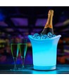 V-Tac LED RGB Seau à glace - Rechargeable, avec télécommande, 35x33x29 cm