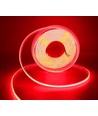 Ruban LED COB 5m 10W/m Rouge - 24V DC, IP67, 320 LED par mètre, COB LED