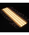 1,1W per st. Vattentät varmvit LED-modul - 12V DC, IP66, perfekt för skyltar och speciallösningar