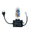 Contrôleur RGB 230V CLIP-ON - Incl. bouchon de fin, pour 230V, fonction mémoire, 100 m