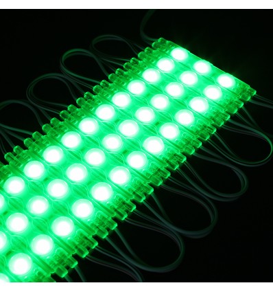 Module LED 1,1W - 12V DC, IP66, étanche vert, parfait pour les enseignes et solutions spéciales