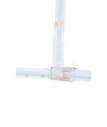Connecteur en L/T pour bandes LED - 10 mm de large, 12V / 24V, RGB COB
