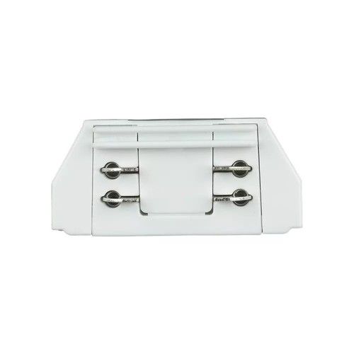 Skjøtestykke til skinner - Hvit