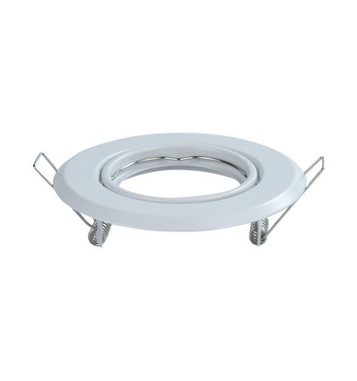 Lot de 2 kits Downlight MR16 ou GU10, Blanc, Perçage : Ø7 cm, Dimensions : Ø9,3 cm