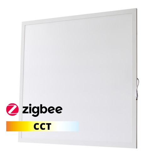 36W Zigbee CCT Smart Home LED-panel - Høyde:25mm, 60x60, CCT, hvit kant
