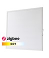 Panneau LED Smart Home Zigbee CCT 36W - 60x60, CCT, rétroéclairé, bord blanc