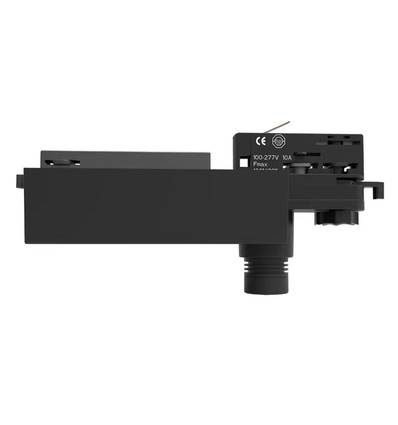 Éclairage de secours LED 3W pour rail triphasé - Noir, batterie 3 heures