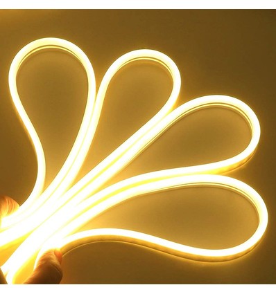 5m 6W/m Étroit et flexible 5x11 Neon Flex LED - 12V DC, IP65