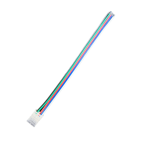 LED strip startkabel- 12mm, RGB+W COB, IP20, 5V-24V