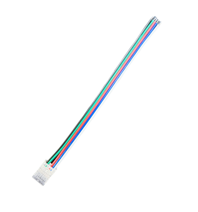 LED strip samler til løse ledninger - 10mm, RGB+W COB, IP20, 5V-24V