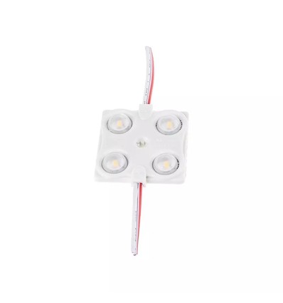 1,44W Waterdichte blauwe LED-module - 12V DC, IP68, perfect voor borden en speciale oplossingen