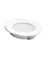 Spot de meuble encastrable 2,7W Ø6,8cm Reco68 RA92 - 12V DC, Perçage : Ø5,5 cm, Dimensions : Ø6,8 cm, Blanc mat