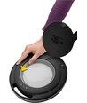 Lampe loupe LED avec pince x1,75 9W - Noir