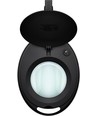 Lampe loupe LED avec pince 8W - Noir