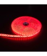 5m 10W/m Rød LED-strip - 24V DC, IP65, 120 LED pr. meter