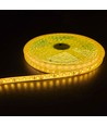 5m 10W/m Gul LED-strip - 24V DC, IP65, 120 LED pr. meter