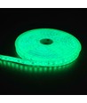 5m 10W/m Grøn LED strip - 24V DC, IP65, 120 LED pr. meter