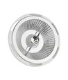 10W AR111 GU10 LED pære - 3000K (Varm hvid), hvid